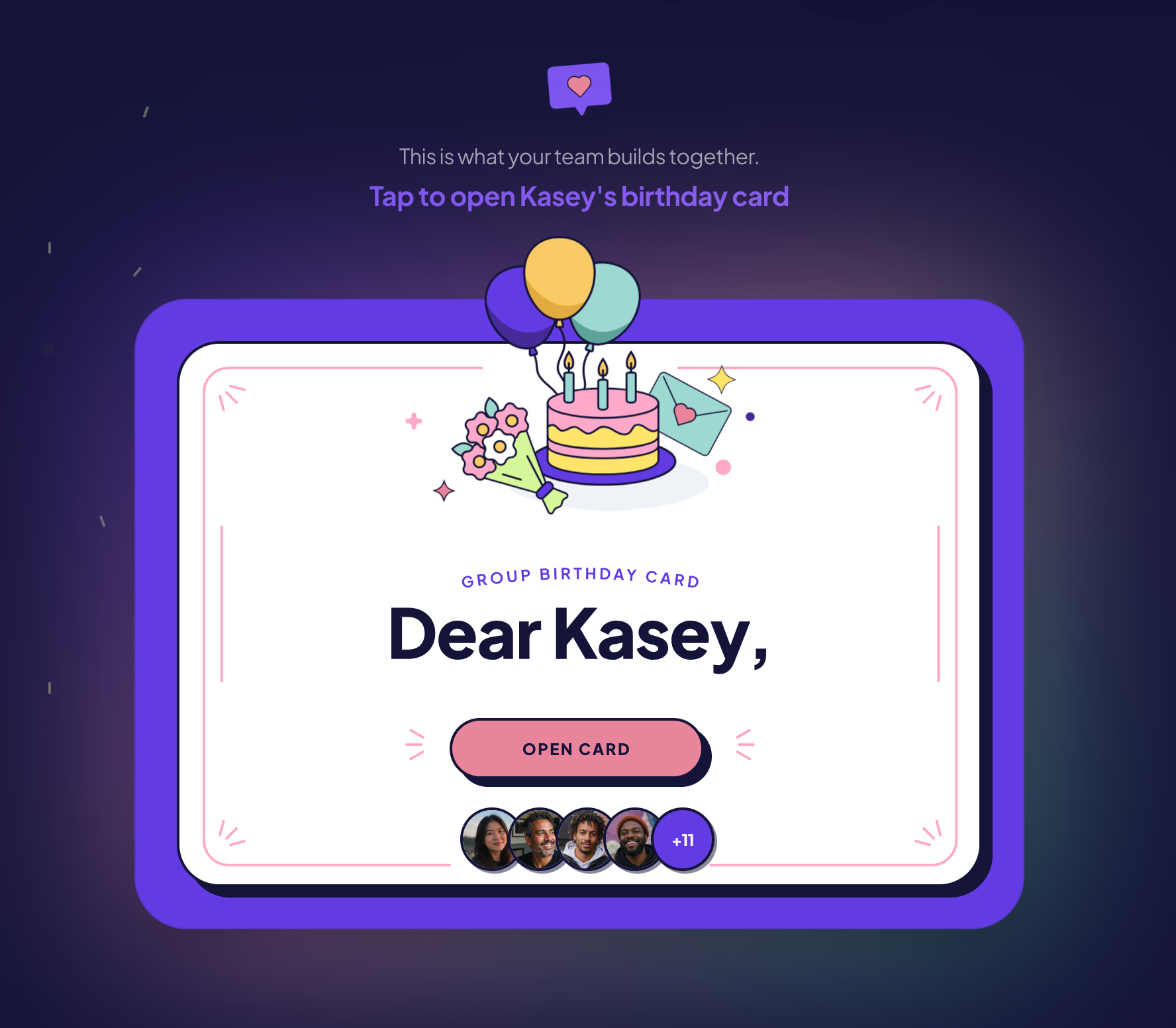 HuddleCard screenshot