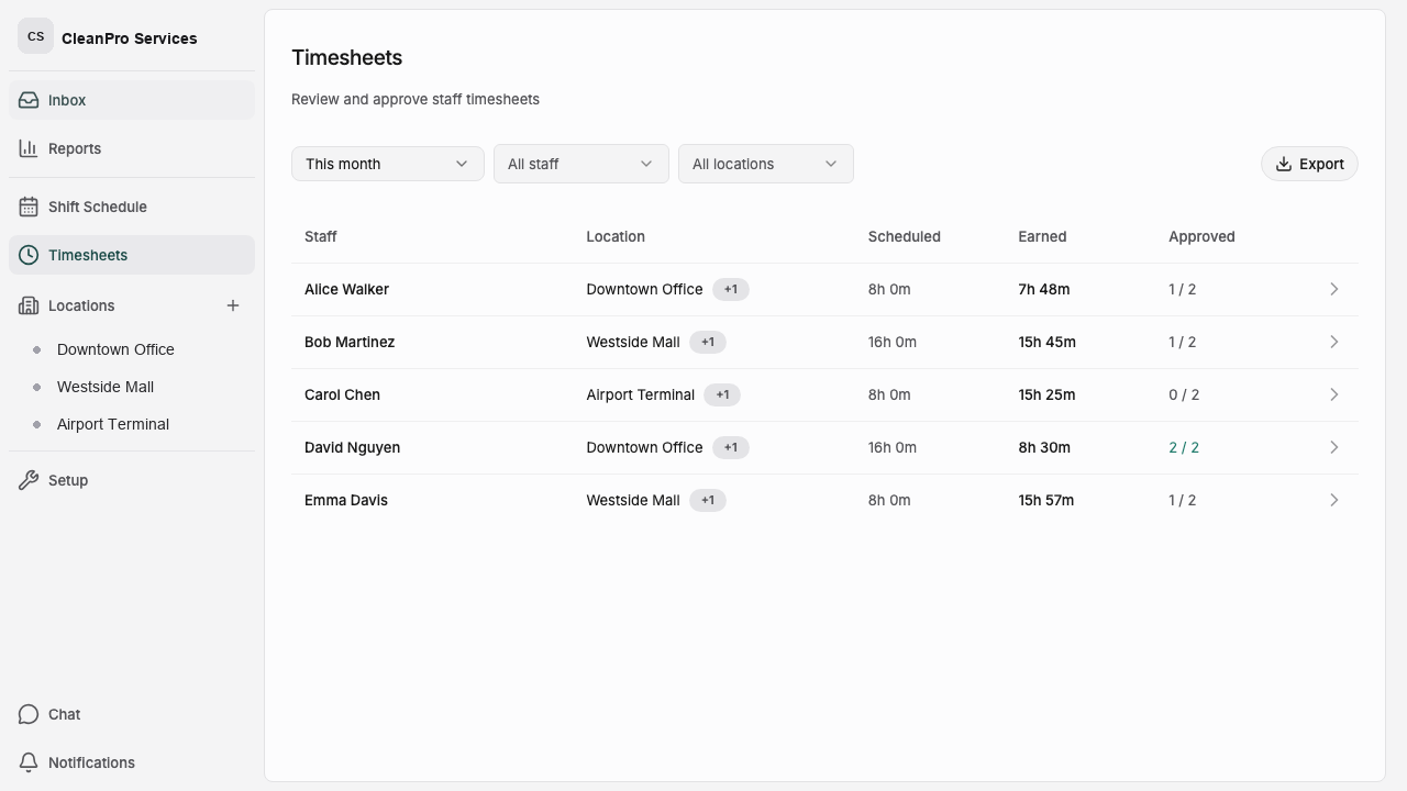 CleanLog screenshot