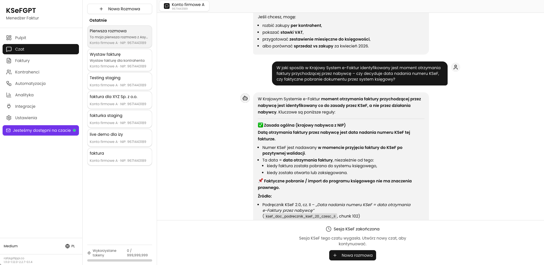 KSeFGPT screenshot