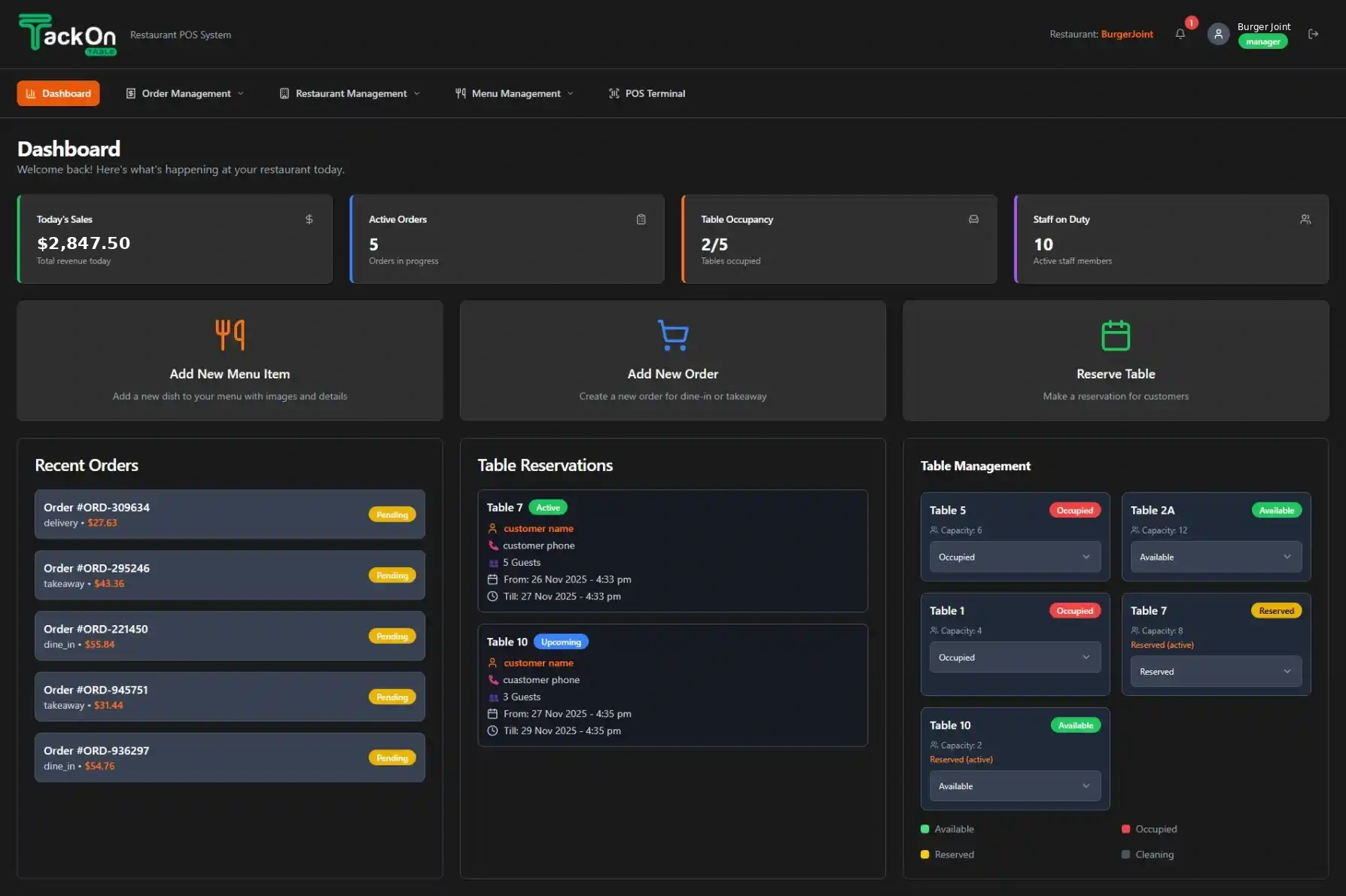 TackOn Table screenshot
