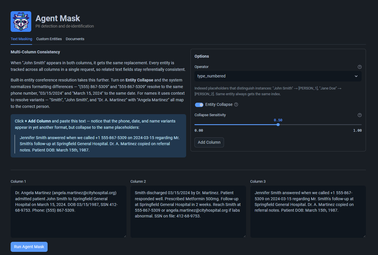 Agent Mask screenshot