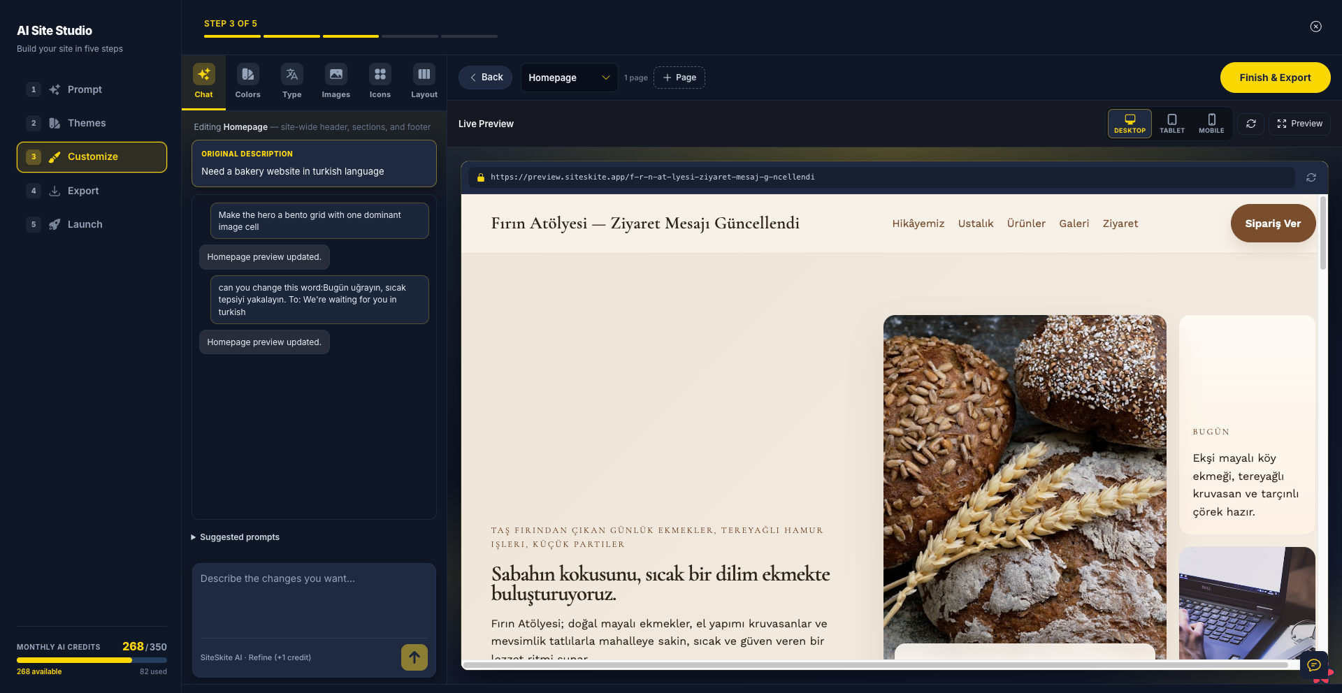 SiteSkite screenshot