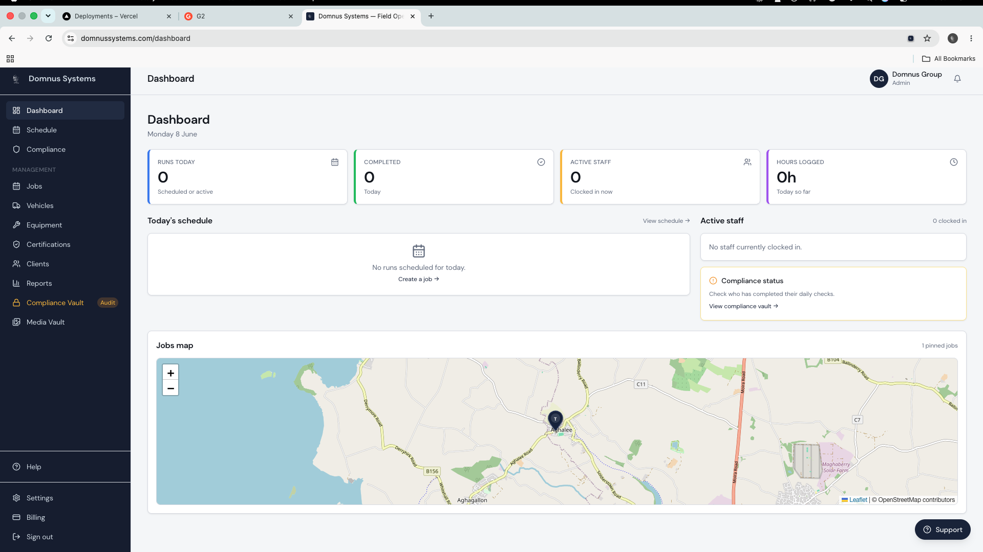 Domnus Systems screenshot