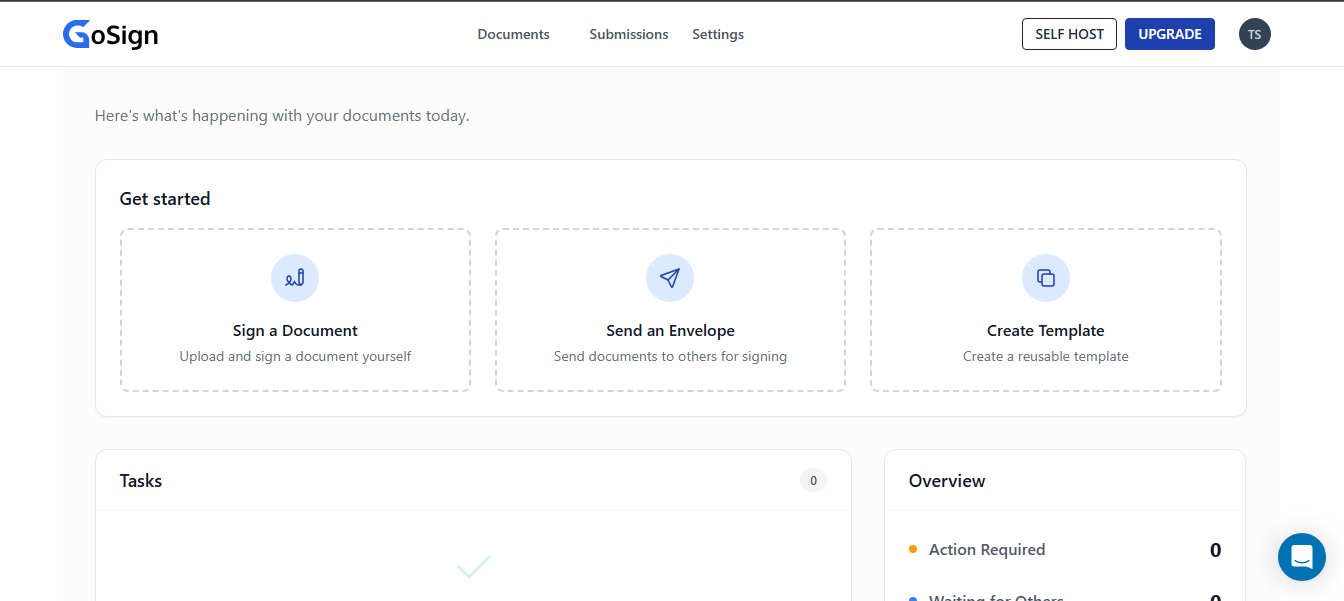GoSign screenshot