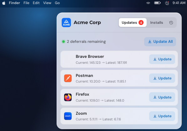 Zappl screenshot