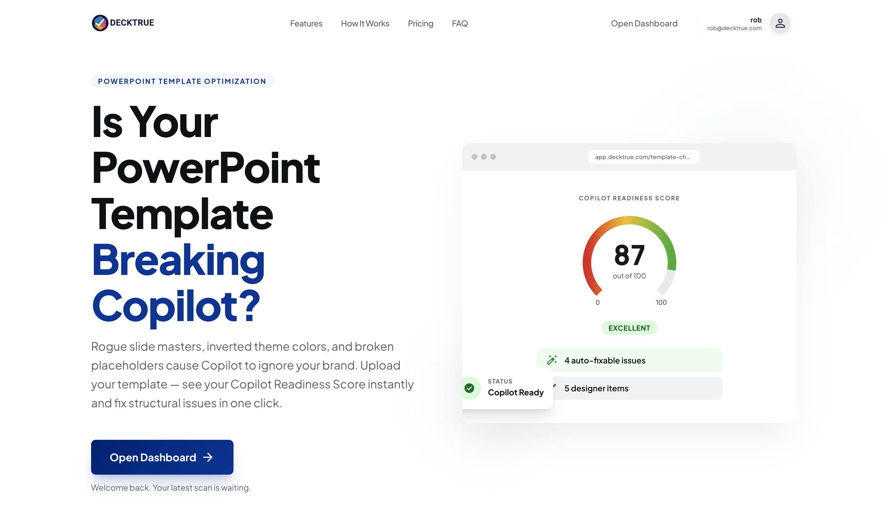DeckTrue screenshot