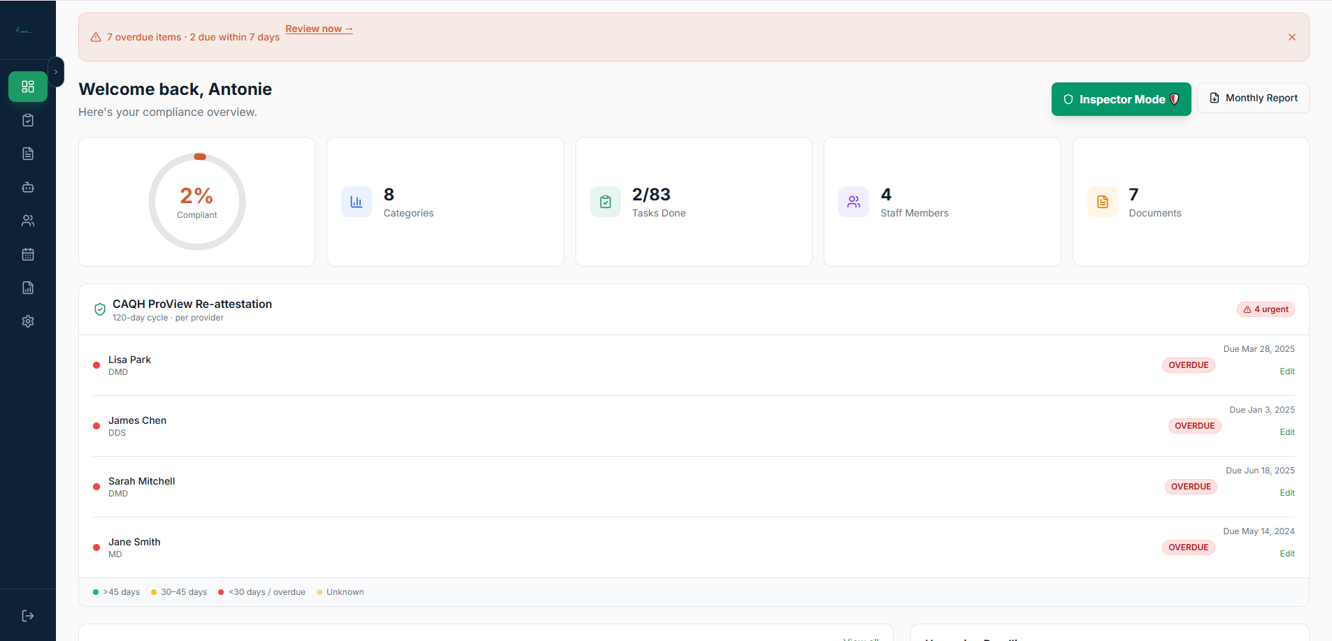 Clinic Guard screenshot