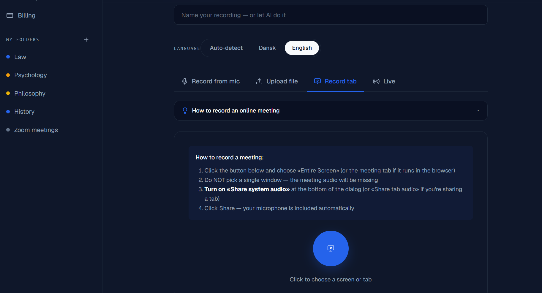 Notibo screenshot