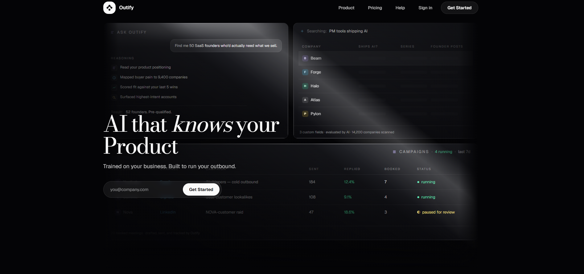 Outify screenshot