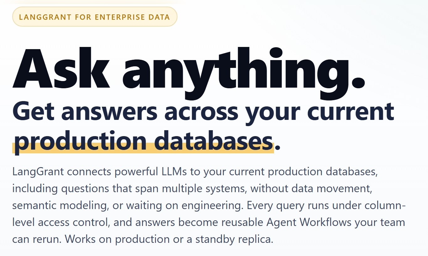 Langgrant Agent screenshot