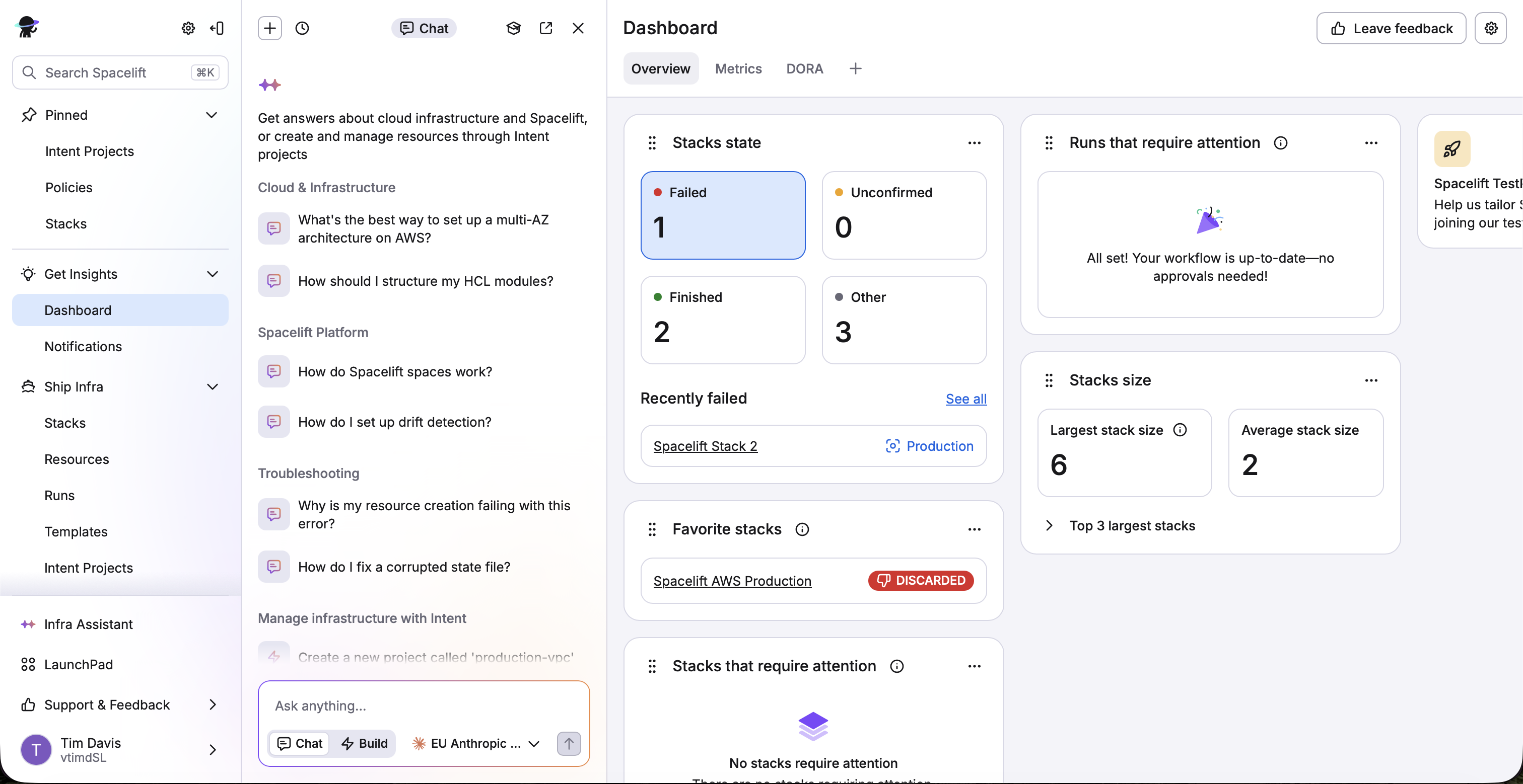 Spacelift screenshot