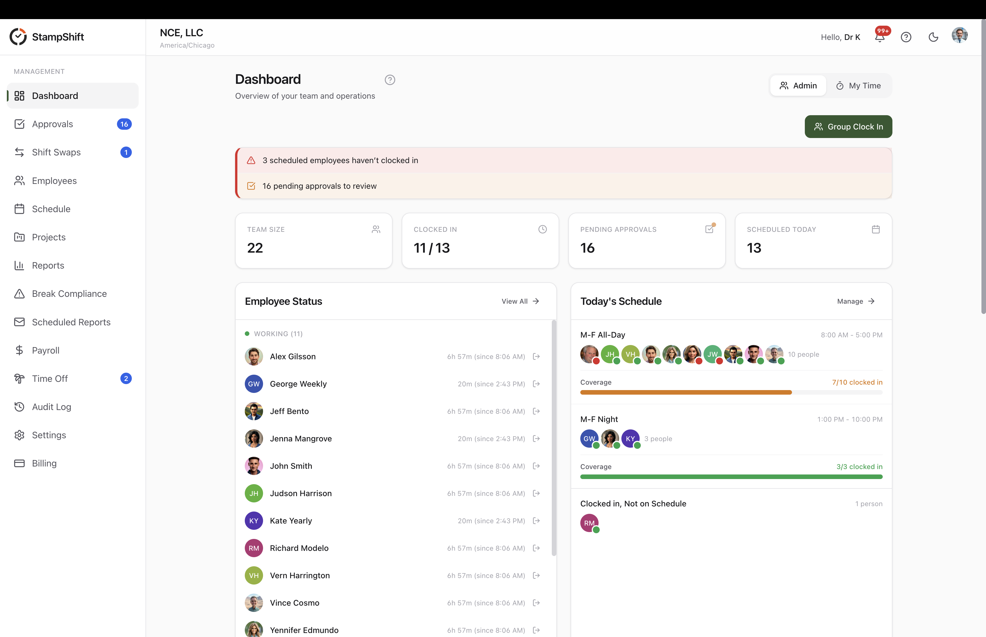 StampShift screenshot