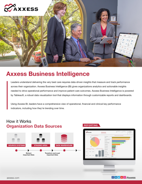 Product Flyer: Axxess Business Intelligence