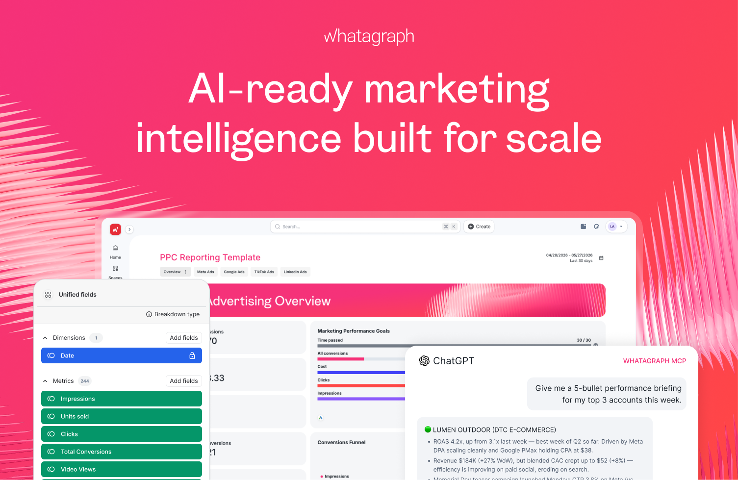 Whatagraph screenshot
