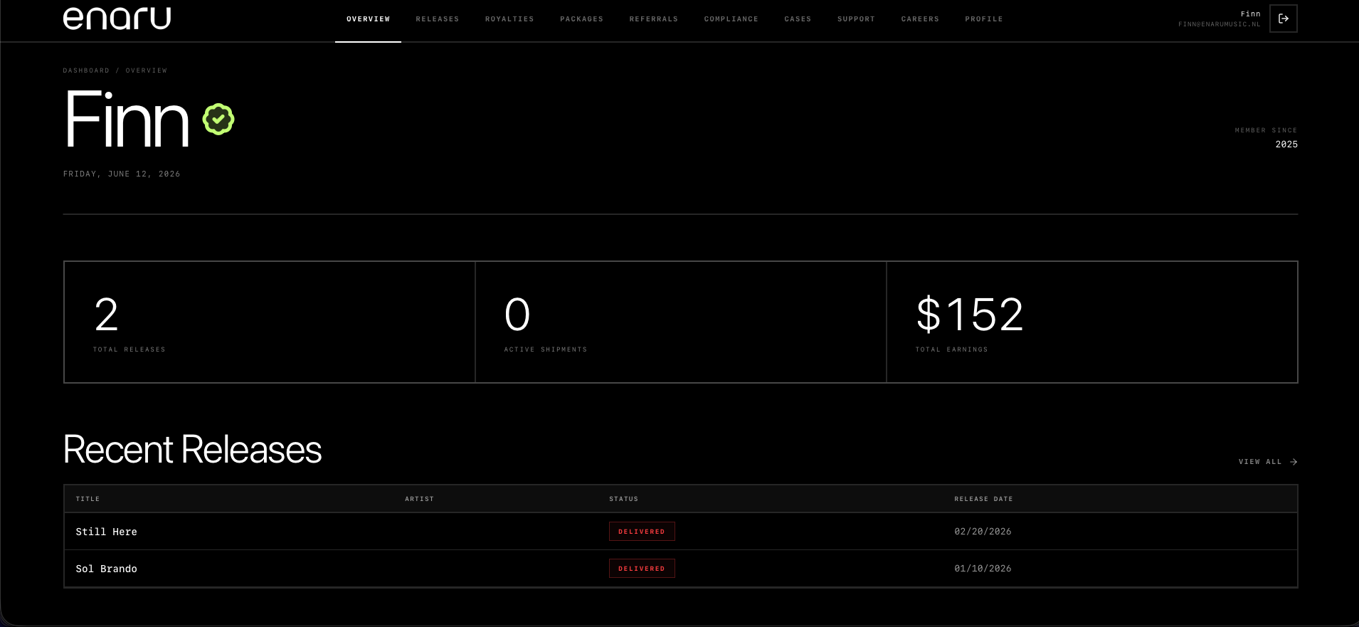 enarumusic. screenshot