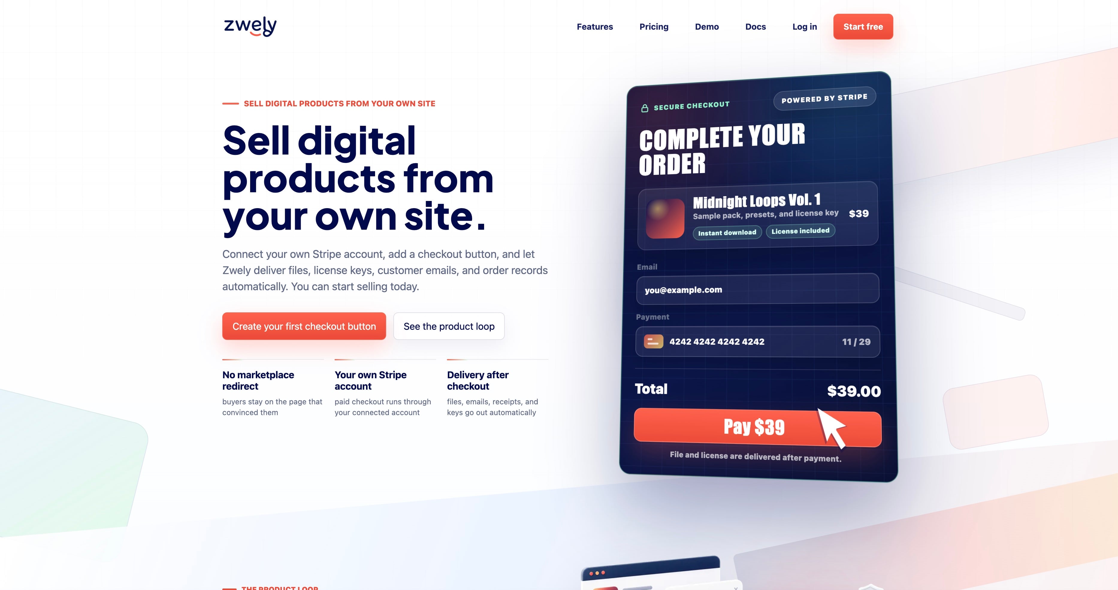 Zwely screenshot