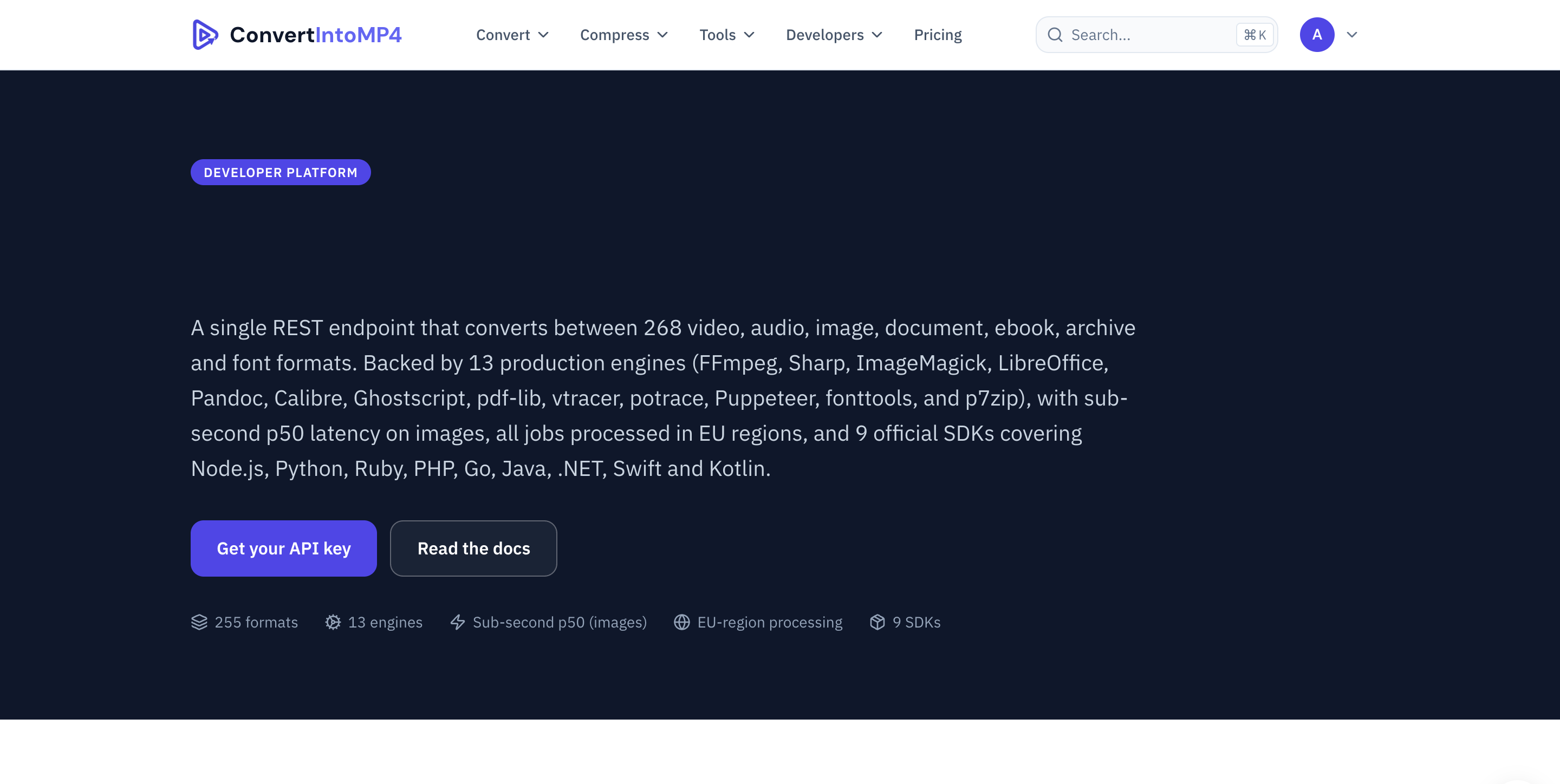 ConvertIntoMP4 screenshot