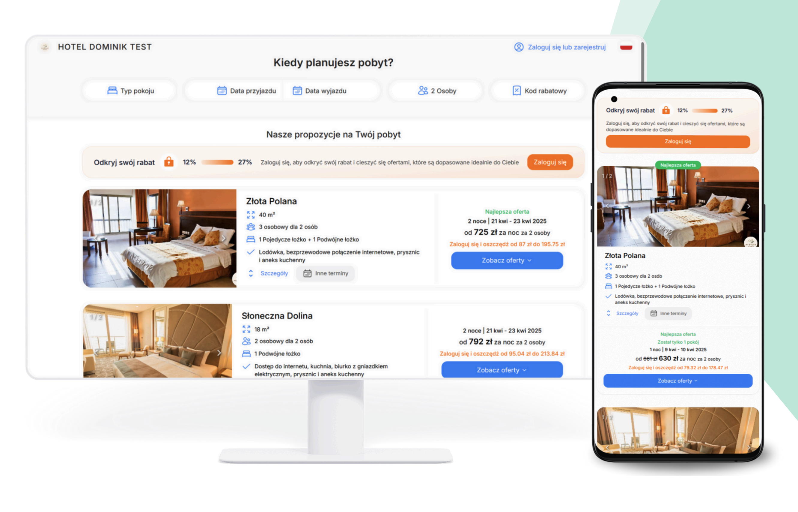 GUEST SAGE Booking Engine screenshot