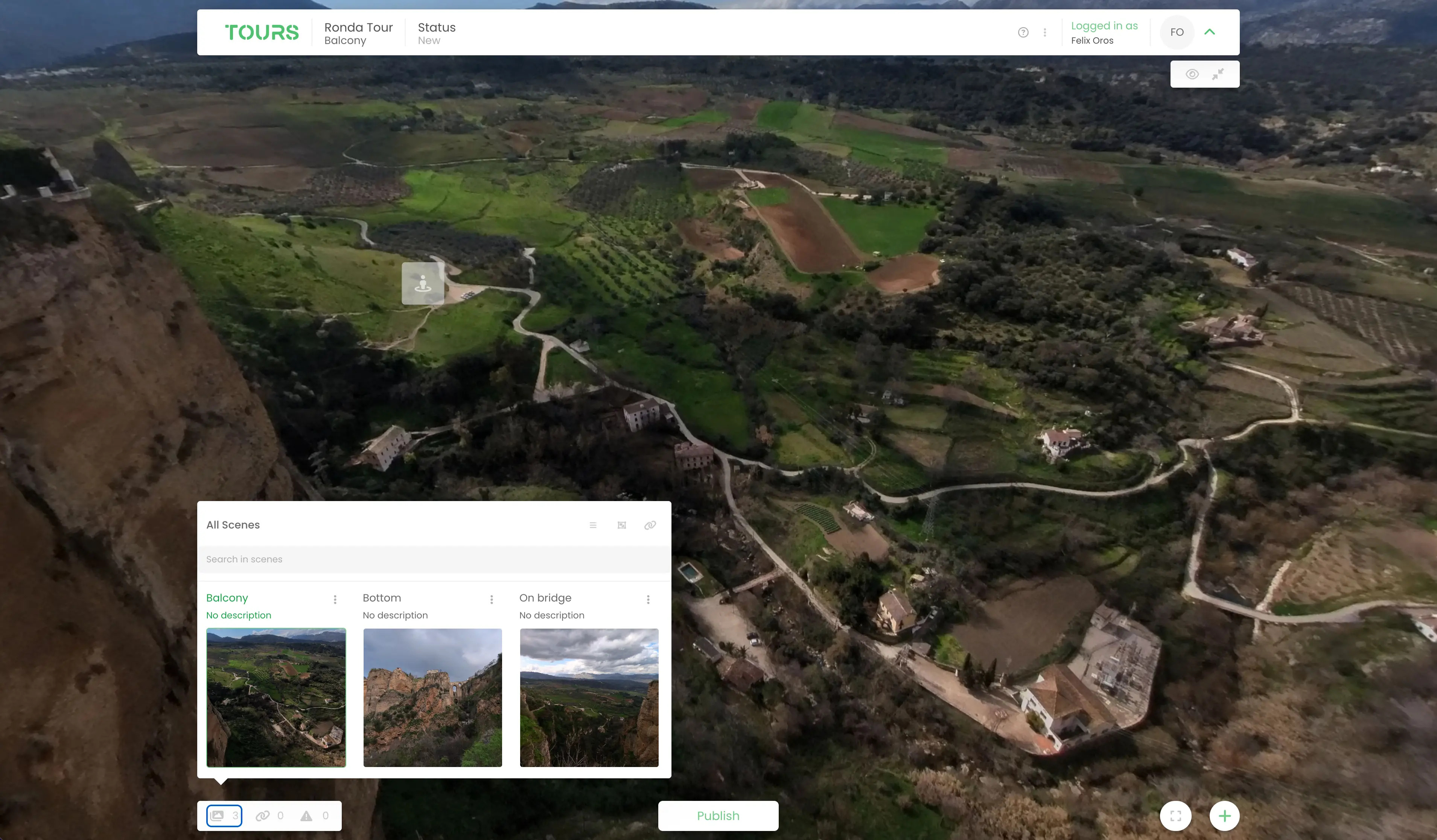 Tours screenshot
