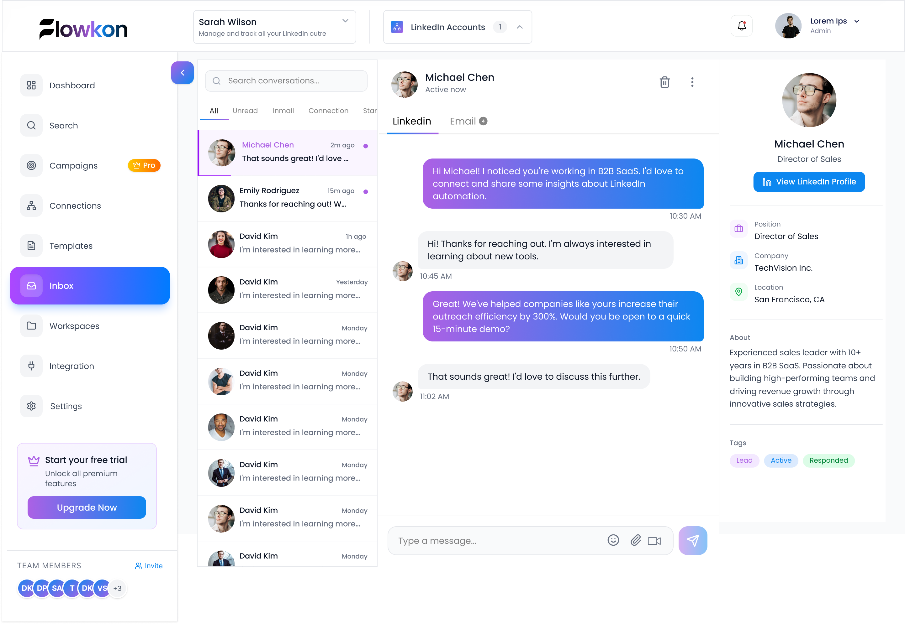 Flowkon screenshot