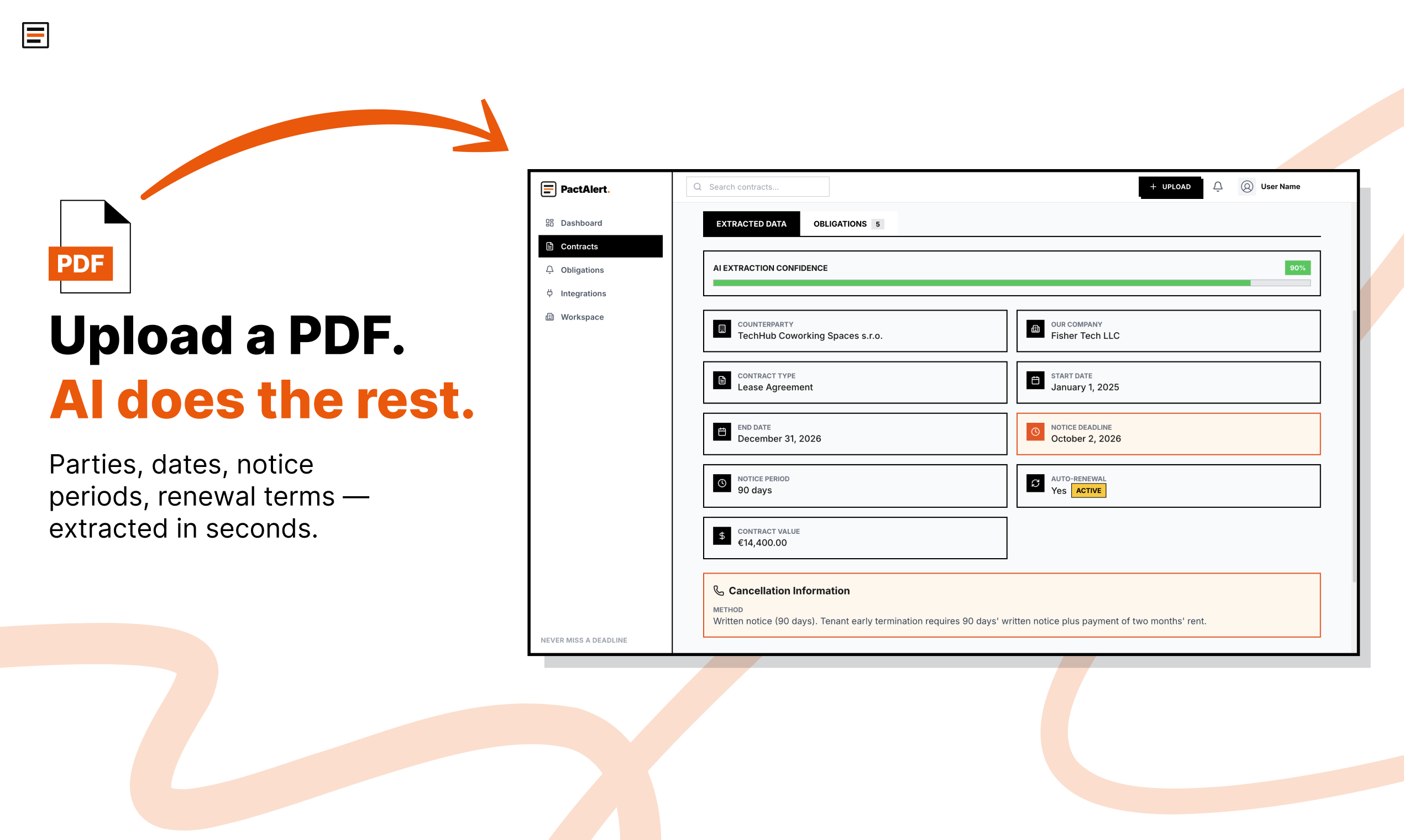 PactAlert screenshot