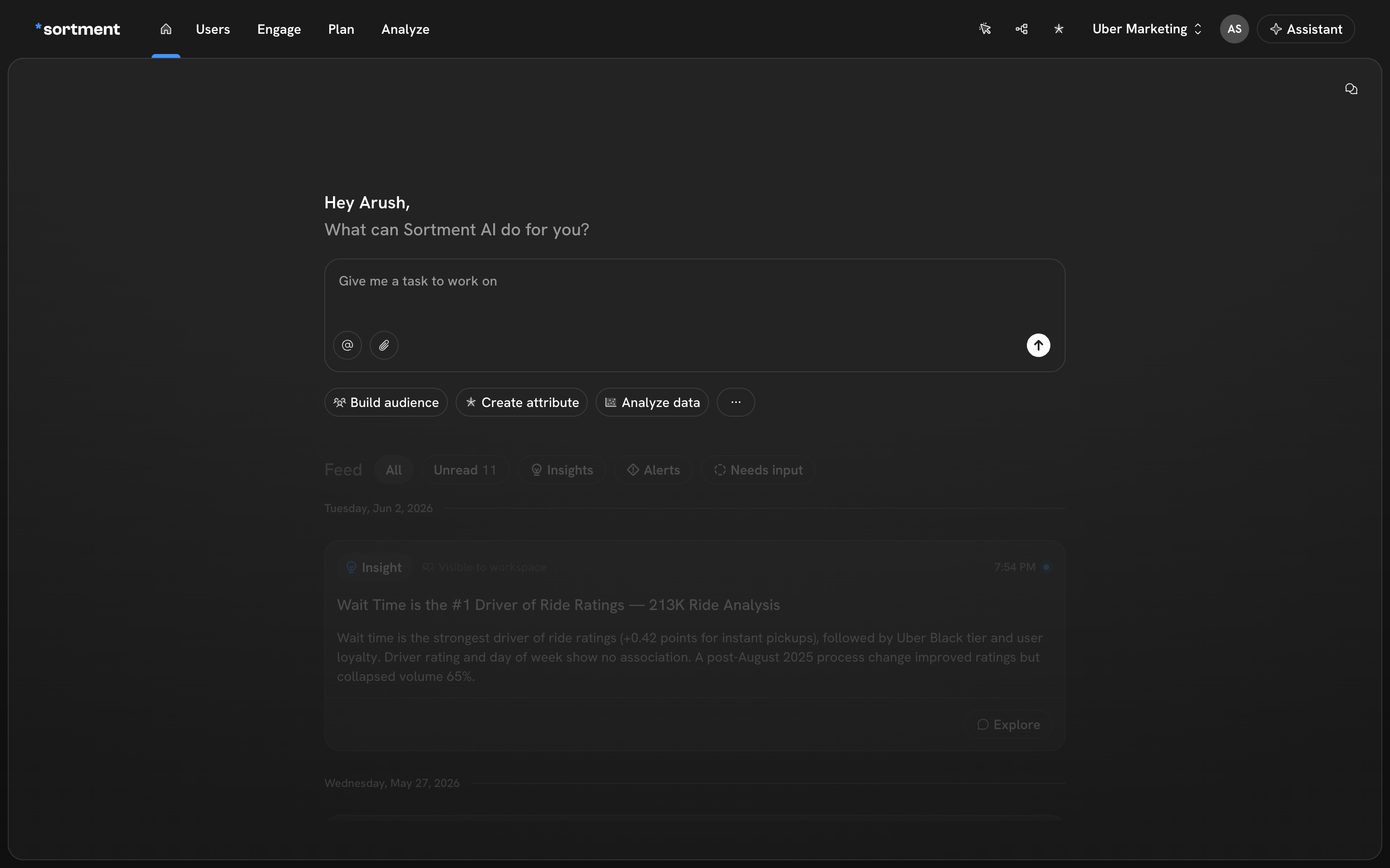 Sortment screenshot