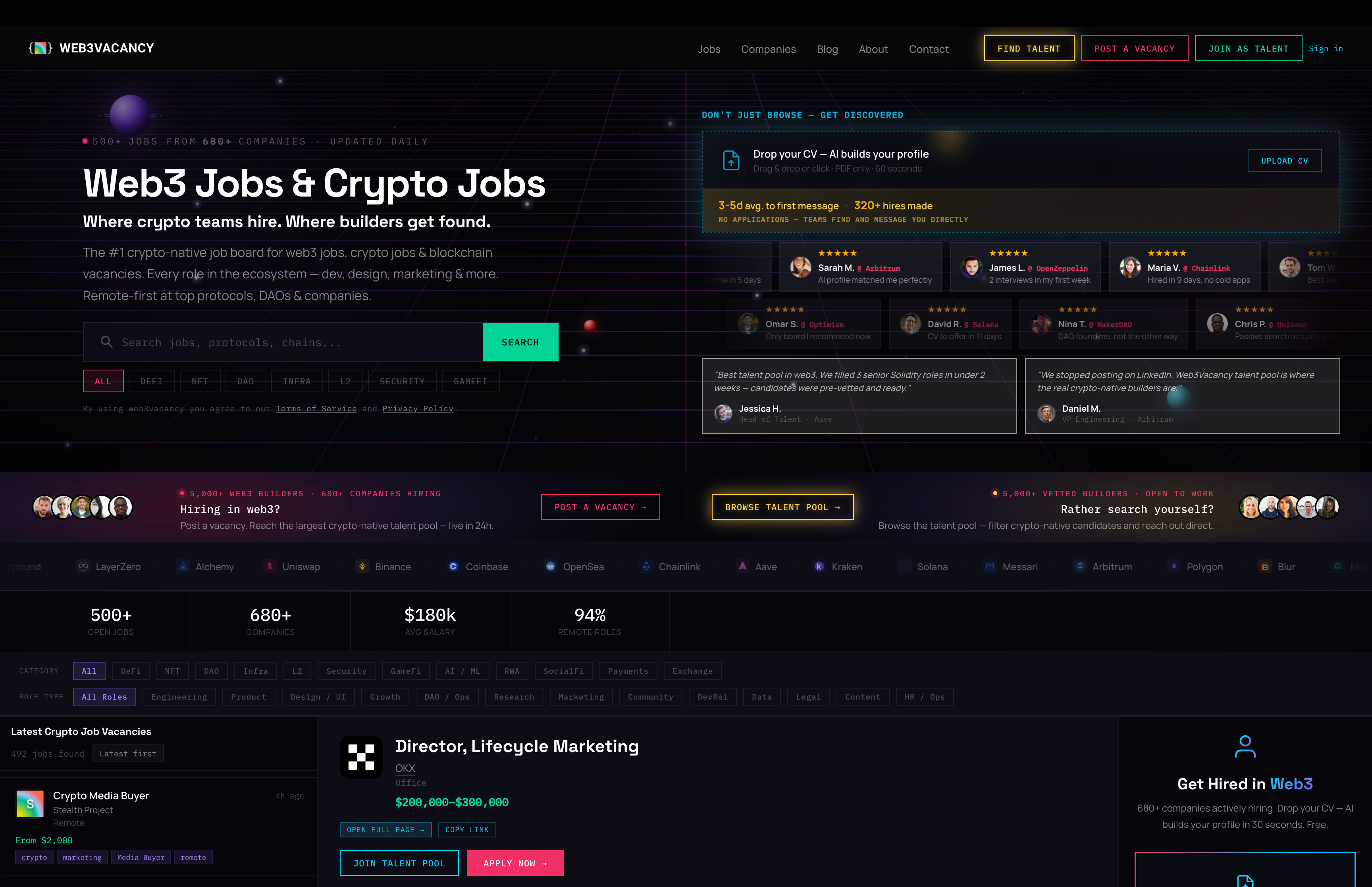 web3vacancy screenshot