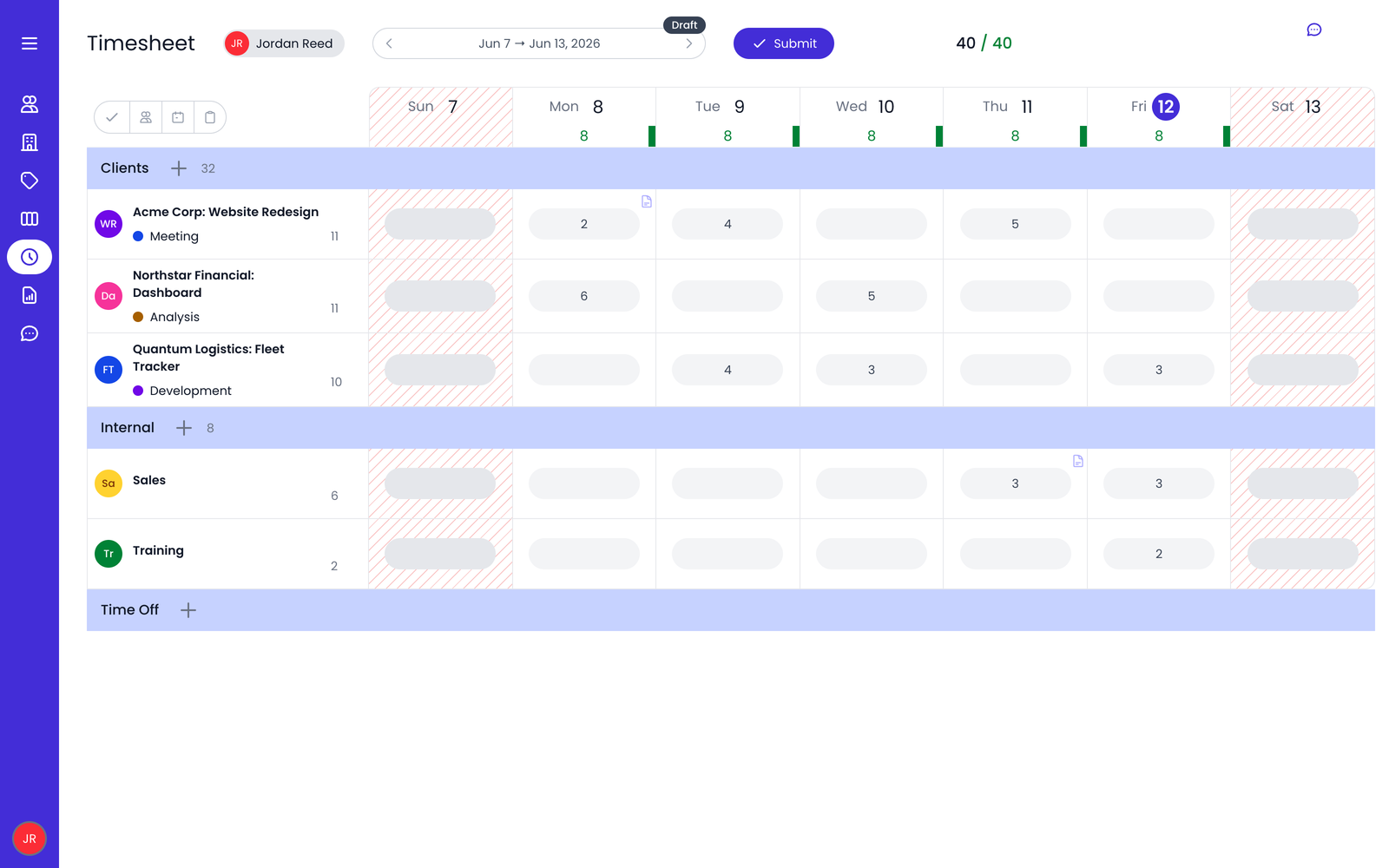 Beebole screenshot