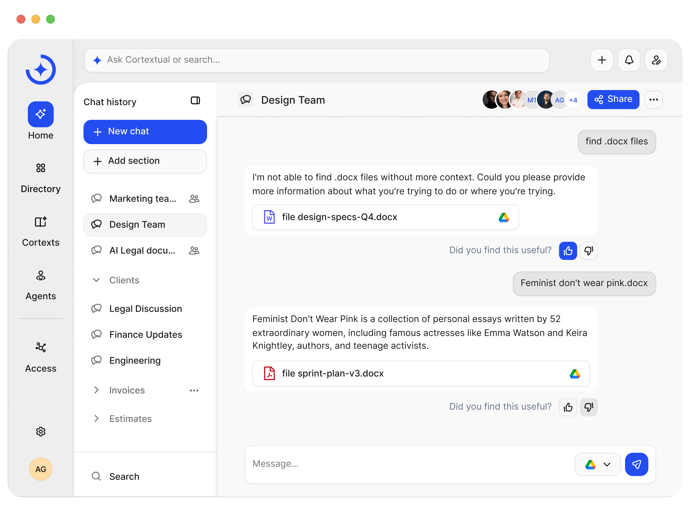 Cortextual screenshot