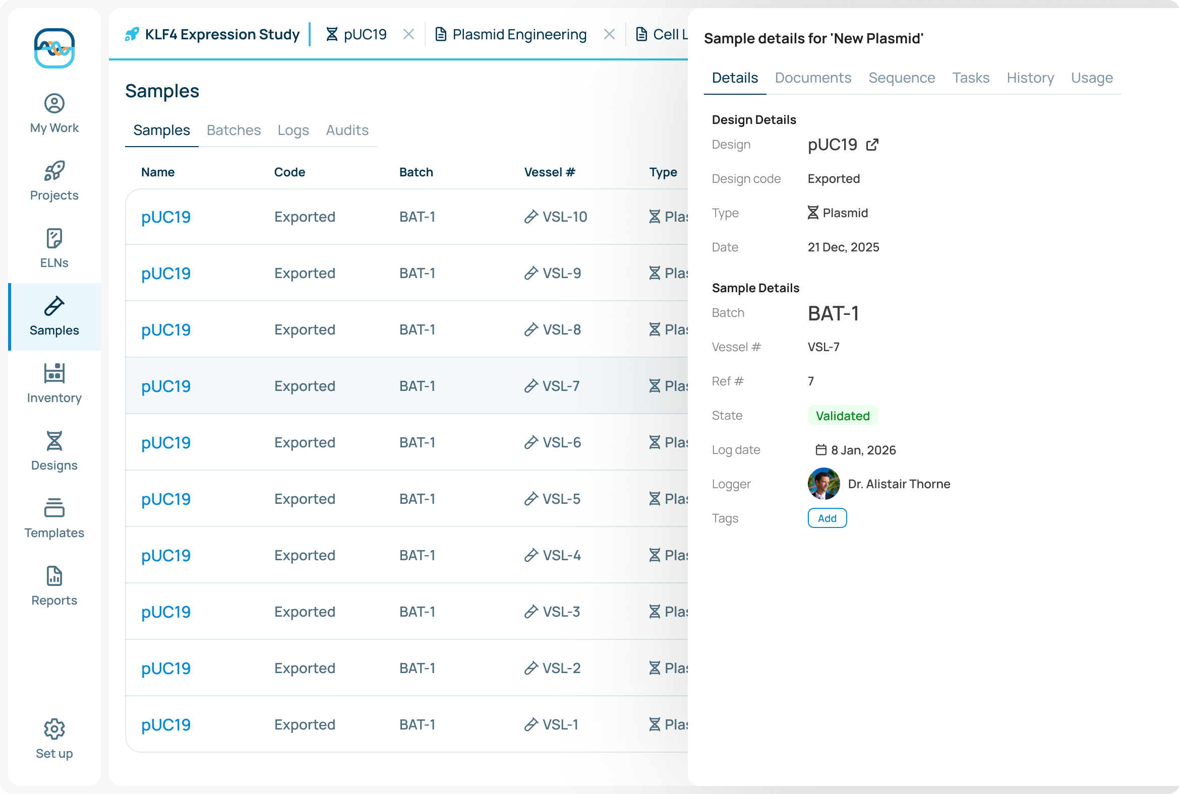 Lab Thread screenshot
