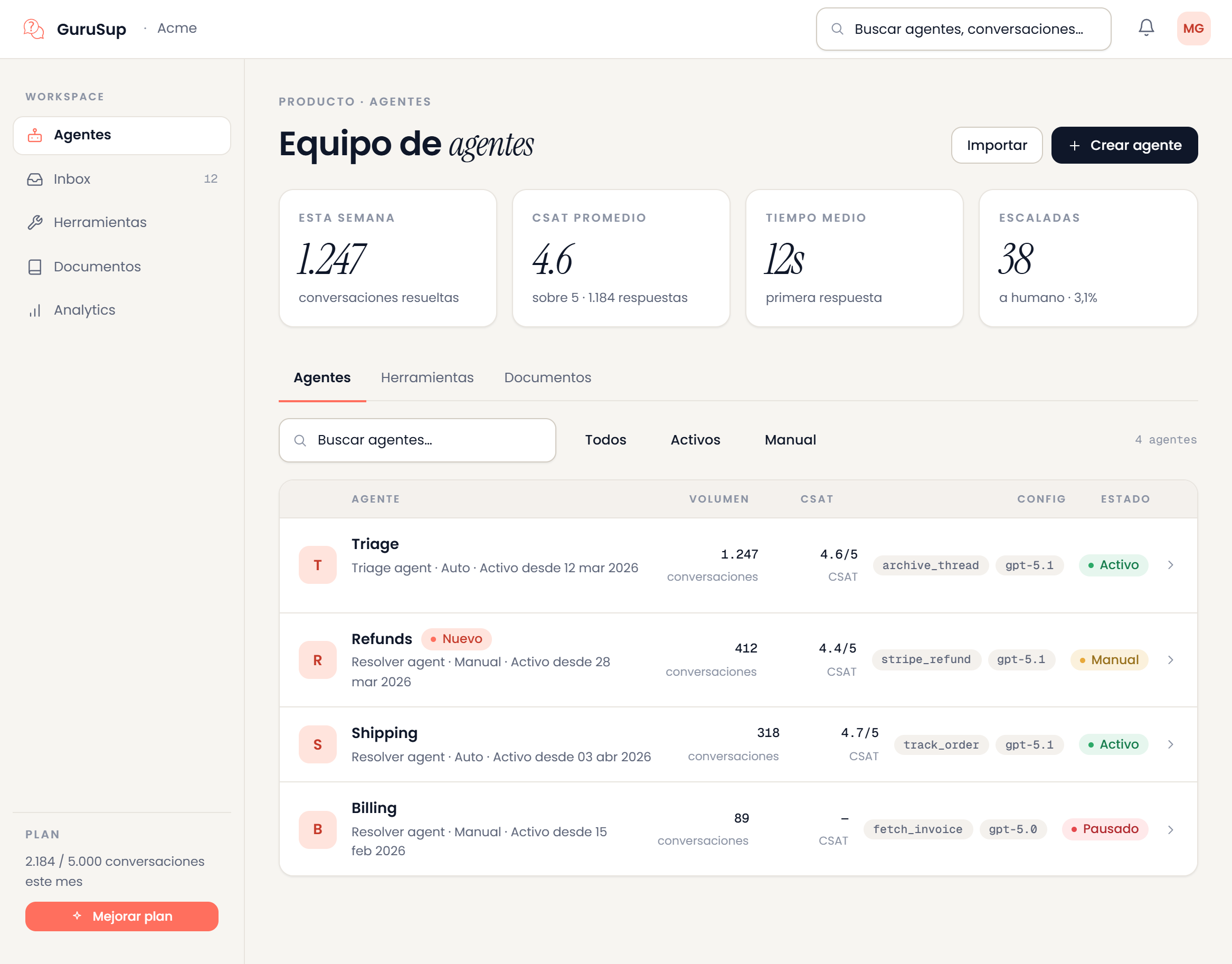 GuruSup screenshot
