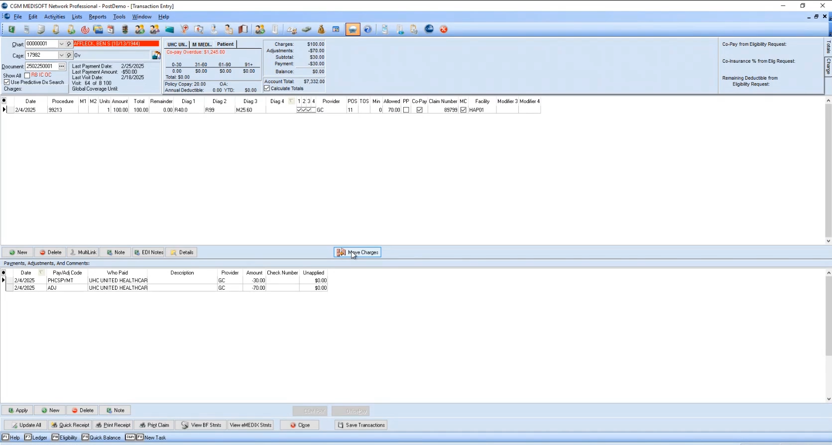 MEDISOFT screenshot