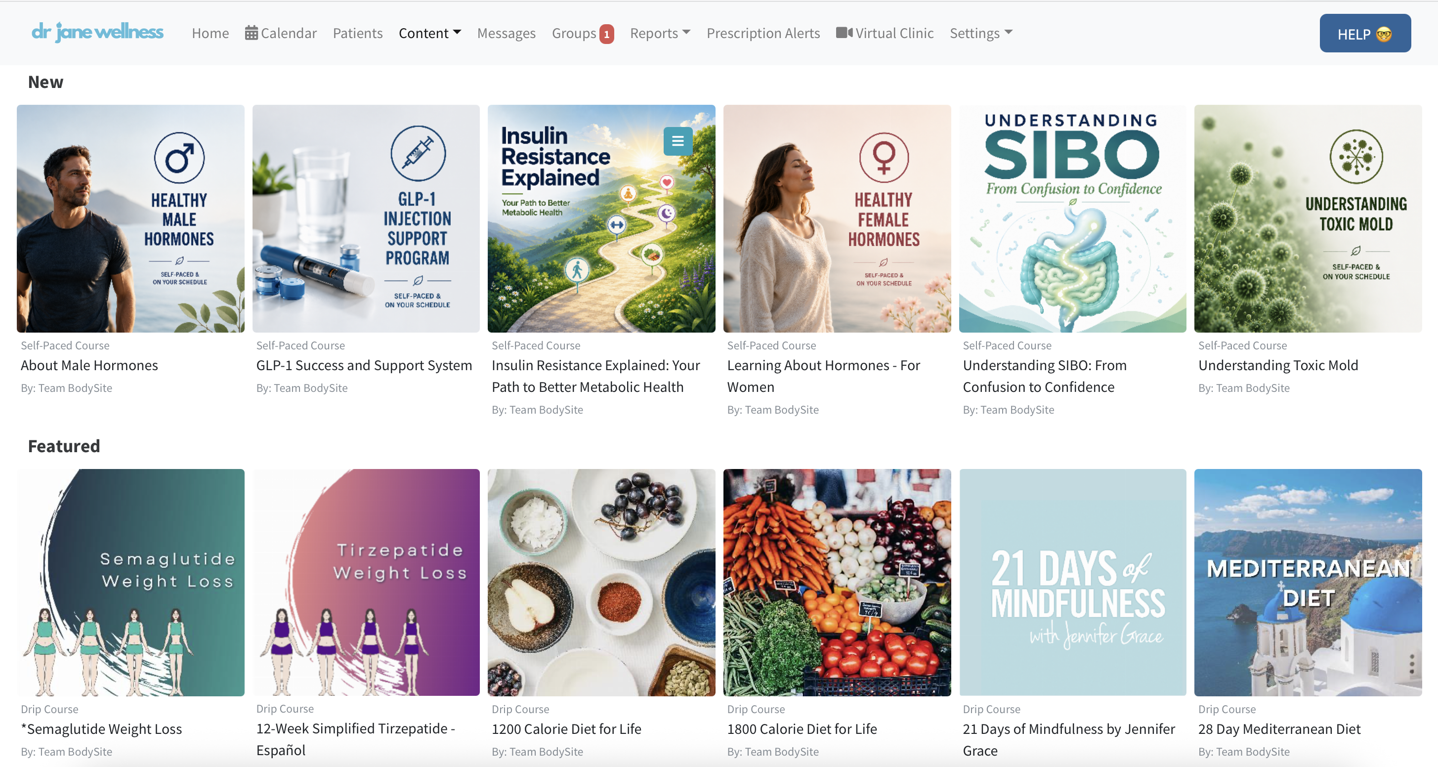 BodySite screenshot