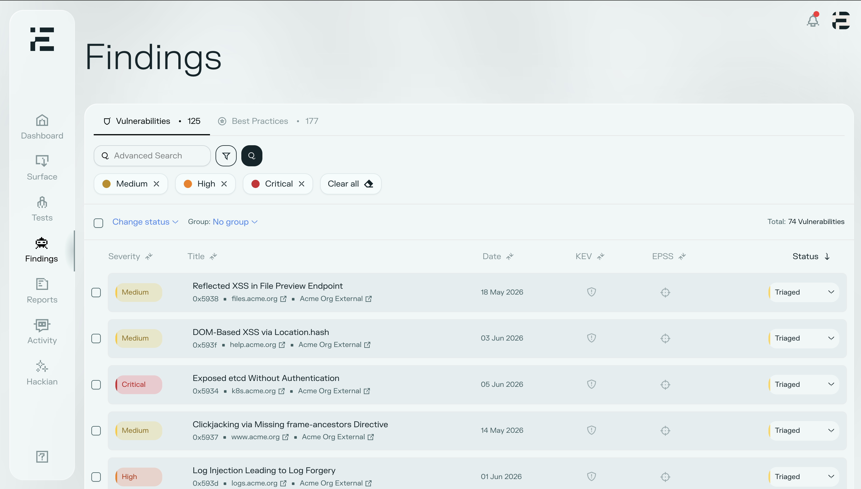 Ethiack screenshot