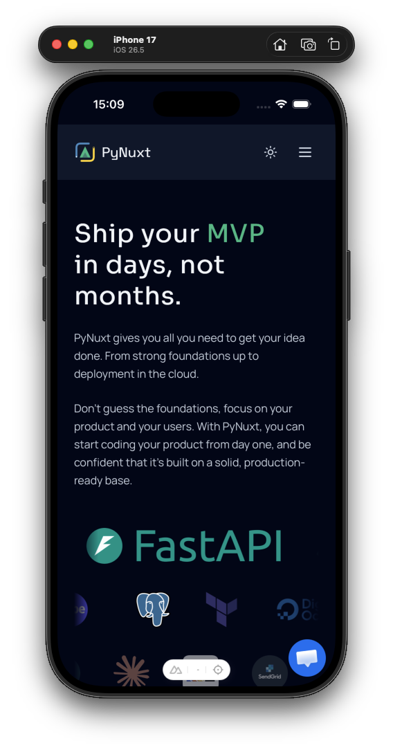 PyNuxt screenshot