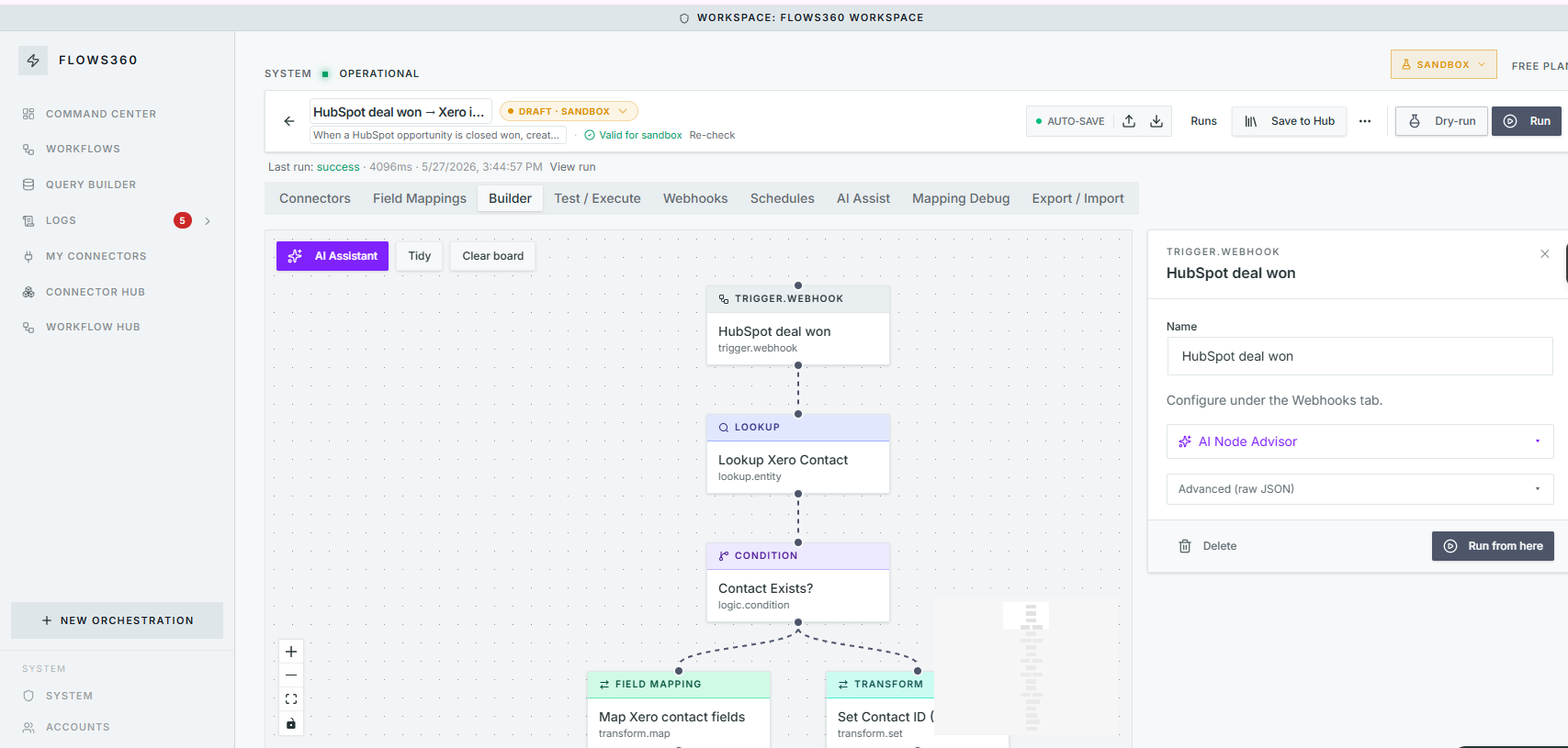 Flows360 Studio screenshot