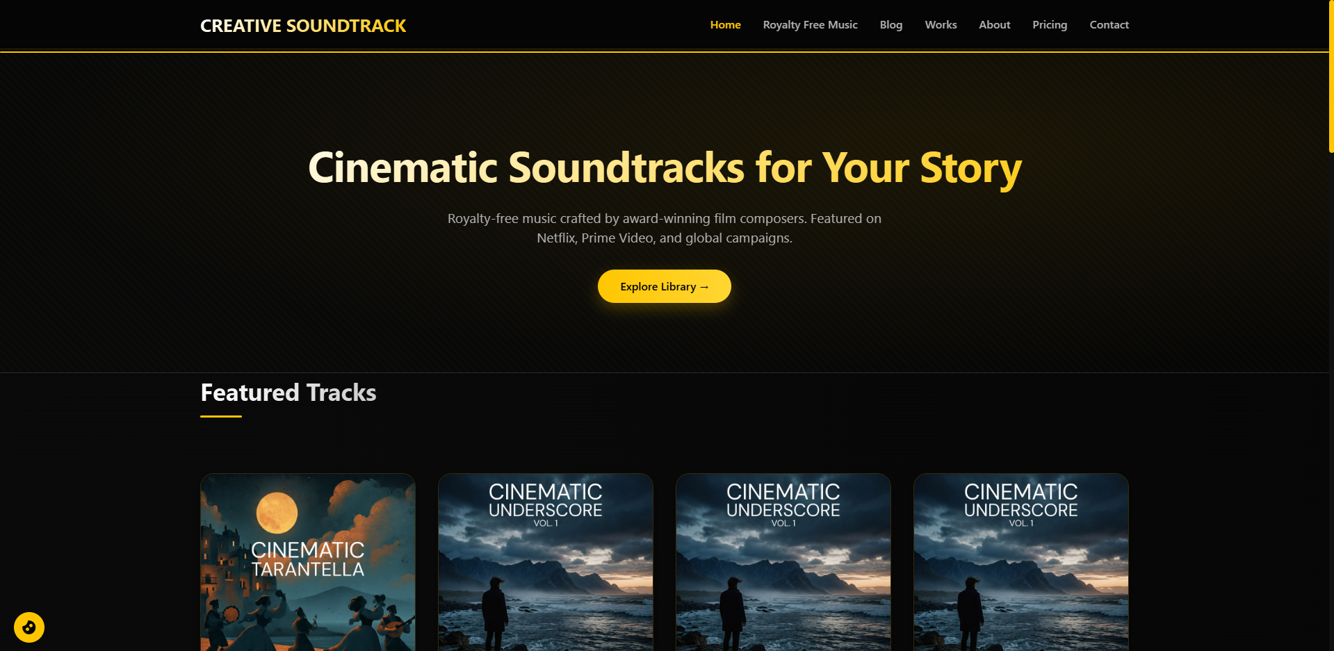 Creative Soundtrack screenshot