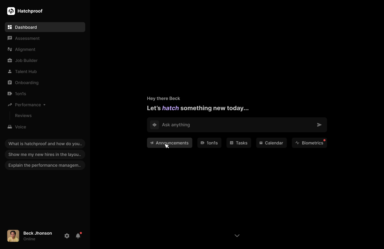 Hatchproof screenshot