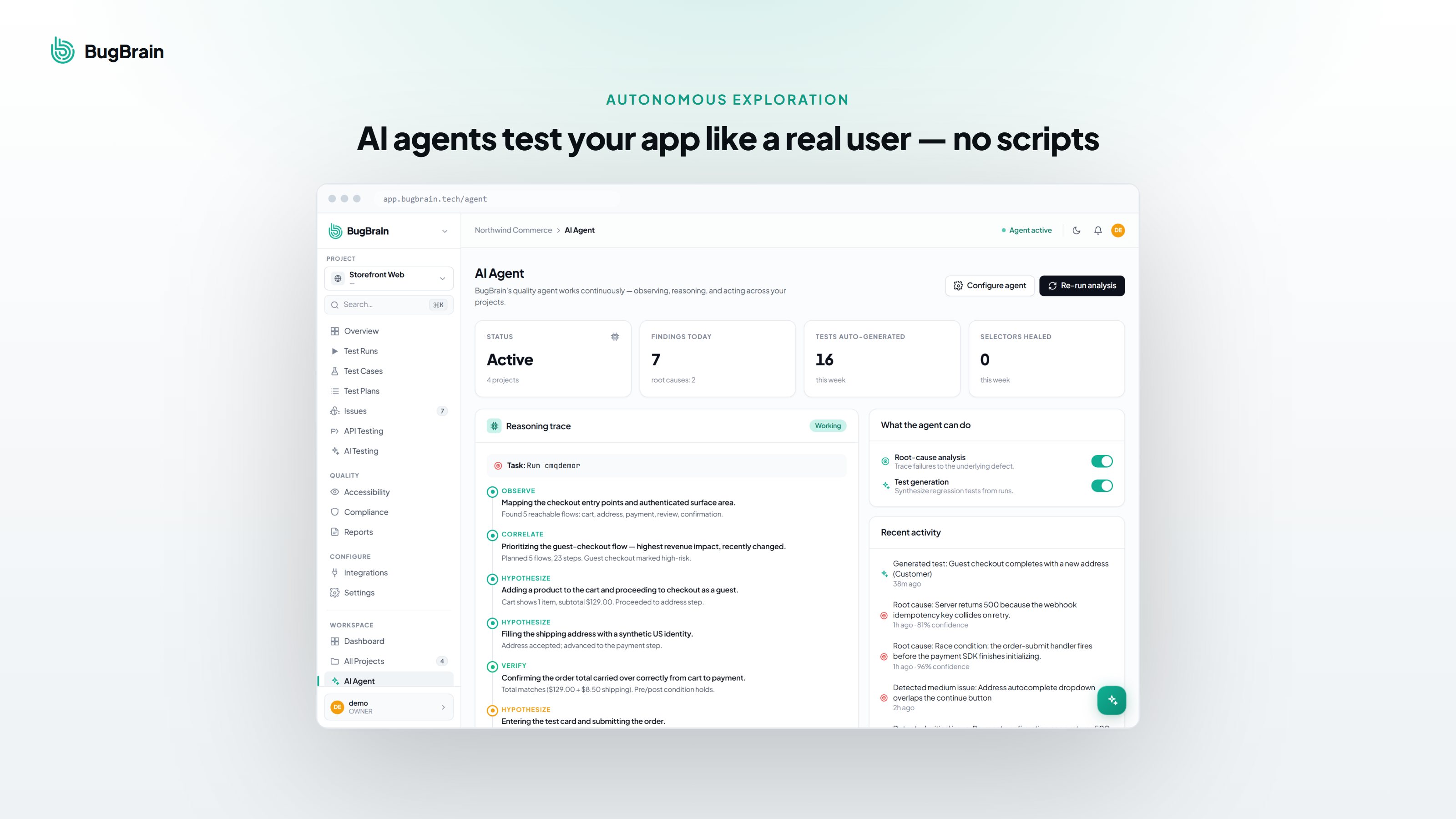 BugBrain screenshot