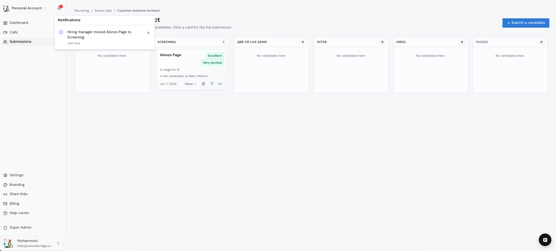 Submio screenshot