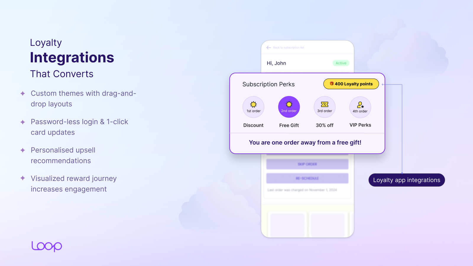 Loop Subscriptions screenshot
