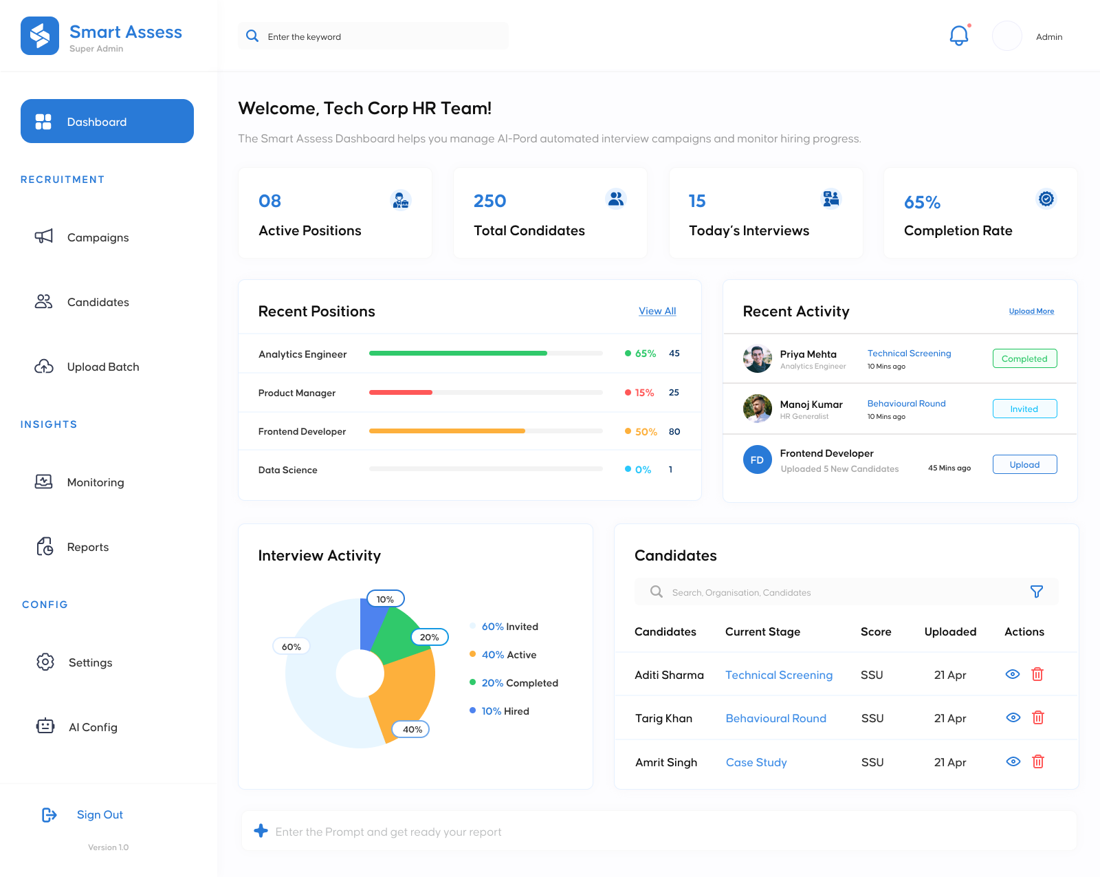 SmartAssess screenshot