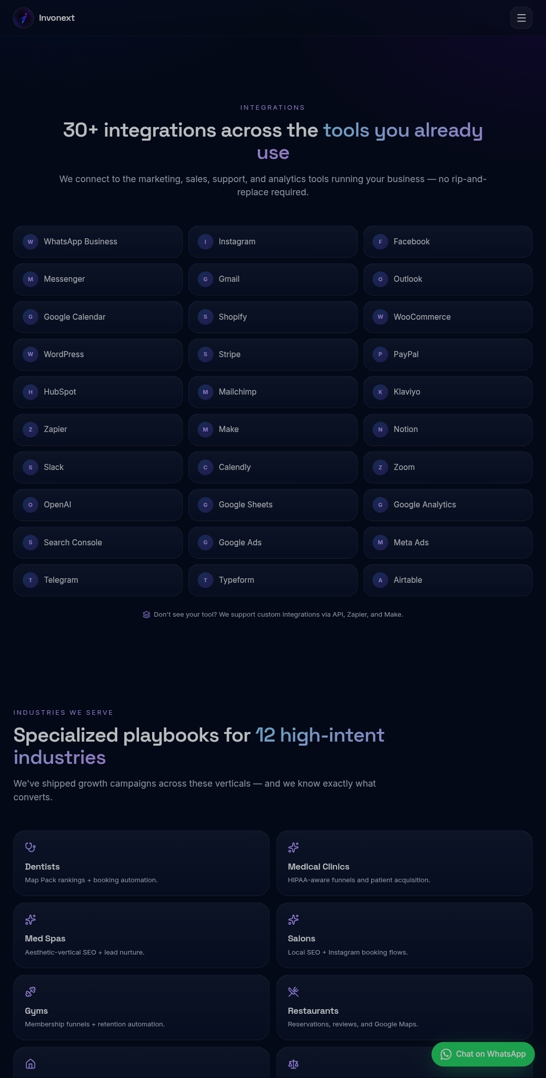 Invonext screenshot