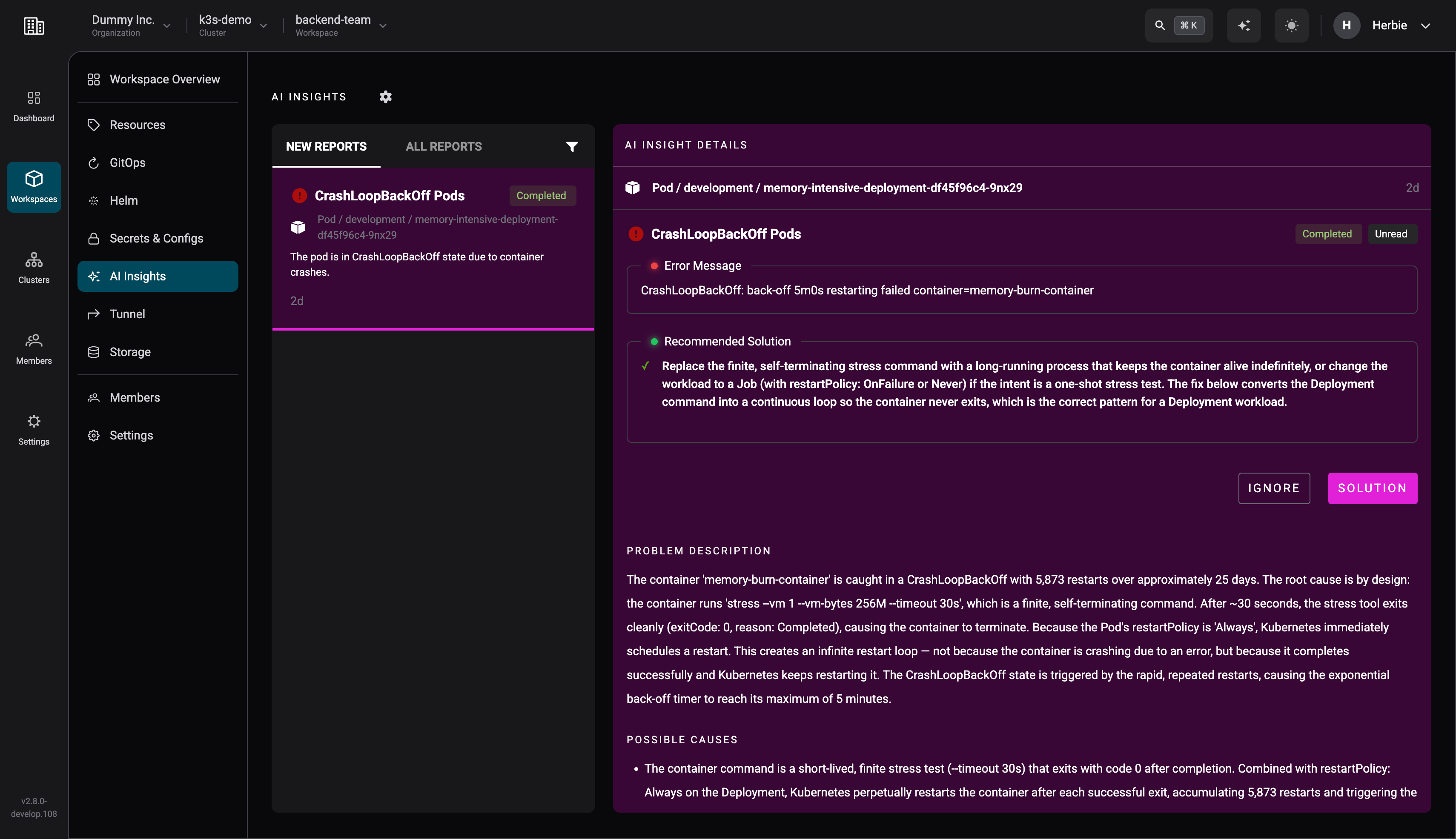 mogenius screenshot