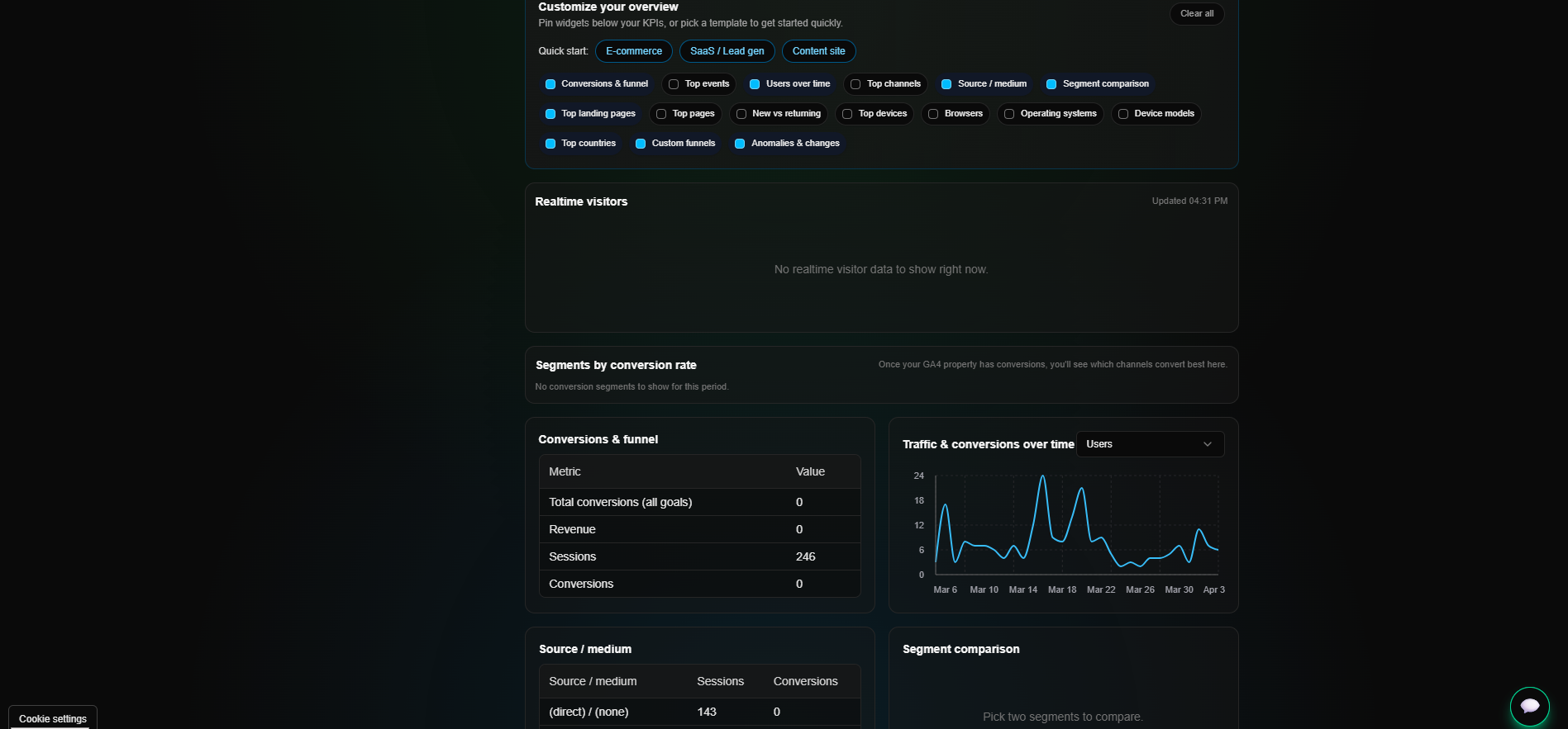 Fluxion Analytics screenshot
