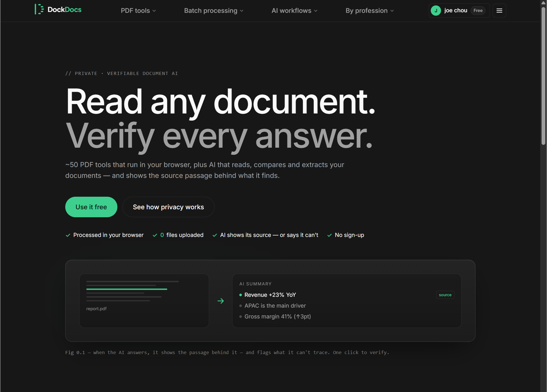 DockDocs screenshot