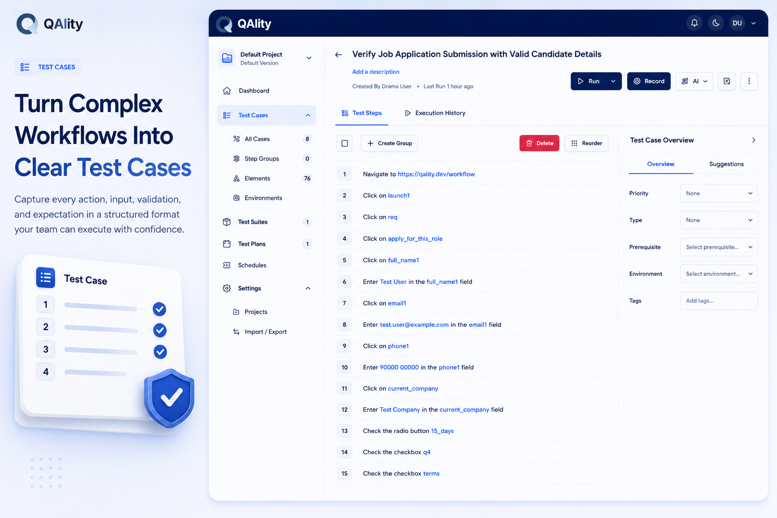 QAlity screenshot