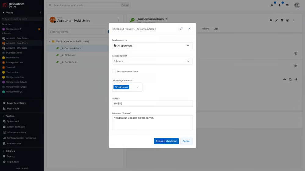 Devolutions PAM screenshot
