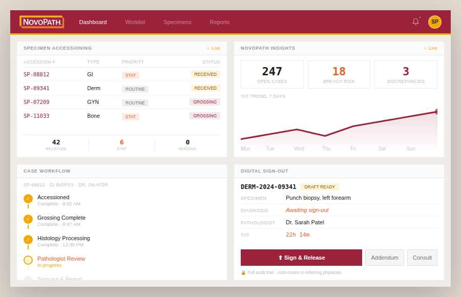 NovoPath screenshot