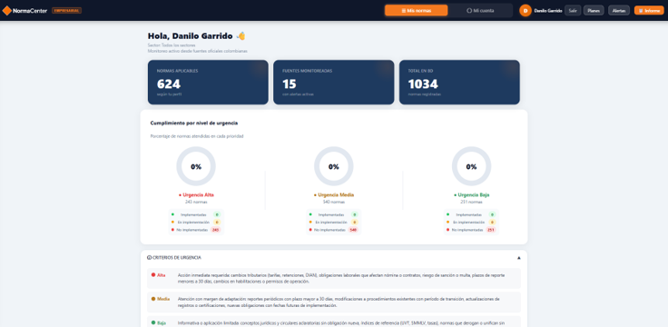 NormaCenter screenshot